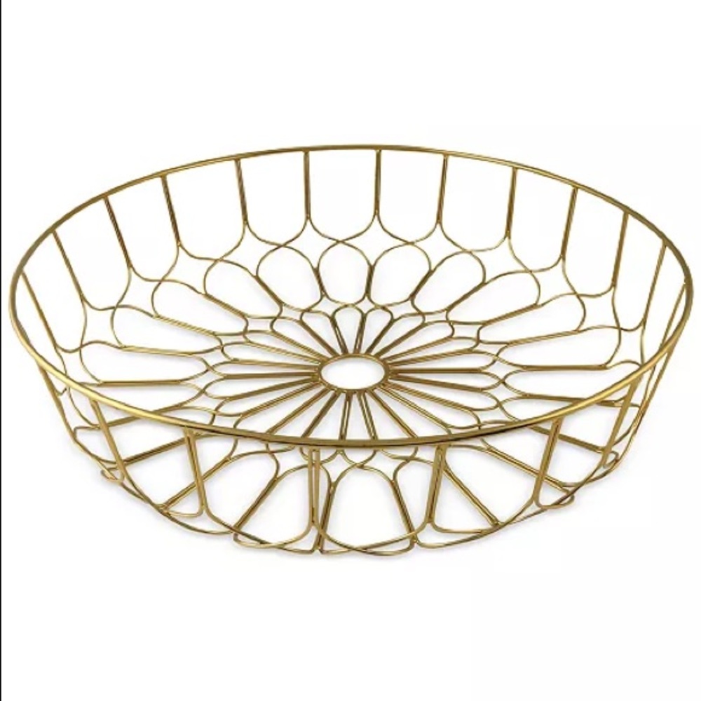 Gold Fruit Bowl 18” Diameter